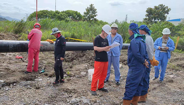 2021年浙能集團蕭山電廠燃氣管道改線工程